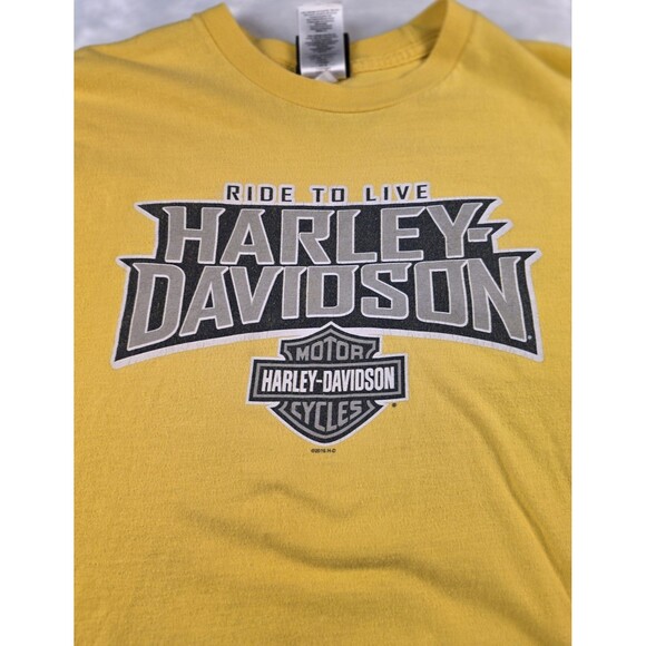 Harley-Davidson Other - Harley‎ Davidson New Port Richey Florida 2016 Yellow Shirt Size XL